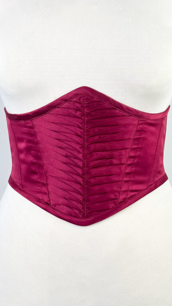 Ceinture Corset Rouge Devant Gros Plan Ceinture Haima